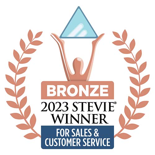 Award: 2023 Stevie Award for Sales & Customer Service